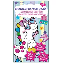 Festés és ragasztás számok szerint 14,5 x 25 cm, 6 ív, 160 öntapadó matrica Festés és ragasztás számok szerint 14,5 x 25 cm, 6 ív, 160 öntapadó matrica