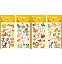 Húsvéti tojásdíszítő vizes matrica Háziállatok 19*9cm