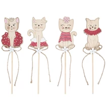 Fa cica pálcával - 5 cm