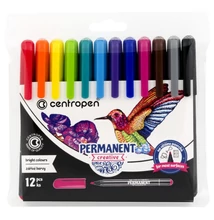 PERMANENT CREATIVE - alkoholos marker készlet - 12 szín
