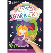 Kaparós kép 2 ív, 16,5 x 21 cm hercegnő