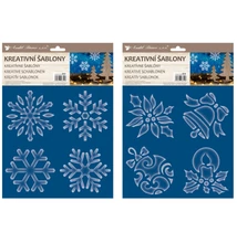 Kreatív sablon Karácsonyi motívumok 25*35cm