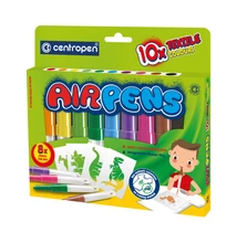 Airpens Textile 10db-os szett +8 sablon