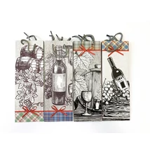 ACH-ER0880 Dísztasak Italos masnis 12*36*9cm 4féle mintás