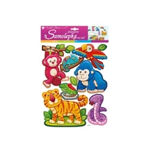 AN10218 Falmatrica plasztik 3D Állatkák 28*42cm