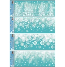 AN10327 Ablakmatrica 10327 Karácsonyi motívumok (glitteres) 60*21cm AN10327 Ablakmatrica 10327 Karácsonyi motívumok (glitteres) 60*21cm