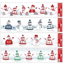 AN299 Ablakmatrica 299 Hóemberek 64*15cm