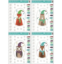 AN447 Ablakmatrica 447 Karácsonyi grafikák (glitteres) 30*42cm