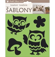 Kreatív sablon 18 x 17,5 cm műanyag