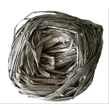 Rafia, 30g, ezüst