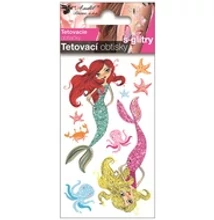 Tetováló csillámos  matrica 10,5 x 6 cm