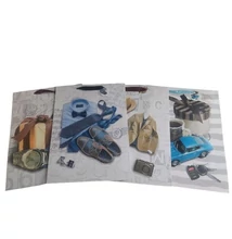 AR-369360 Ajándéktasak 3D férfias minták 40*30*12cm 4féle minta