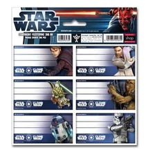Füzetcímke Star wars 3*6db