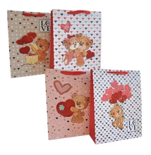 BD-NGKL3536 Ajándéktasak Love macis 40*30*12cm 4 féle minta