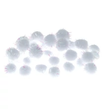 BR-POM27 Pompon 20mm 40db-os Metál fehér