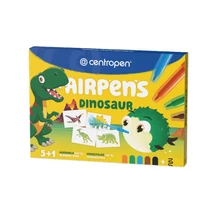 C1500/5+1 Airpens Dinosaur 5+1 Fújós filctoll készlet + 8 sablon