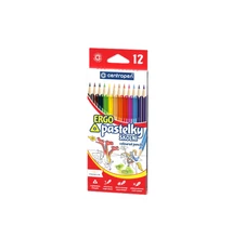 Háromszögletű színes ceruza készlet 12db-os