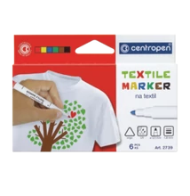 TEXTILE Marker - textilfilc készlet 6 db-os, 1,8 mm 