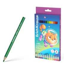 EK-61780 Színesceruza 12db-os Kids Jumbo Space Animals