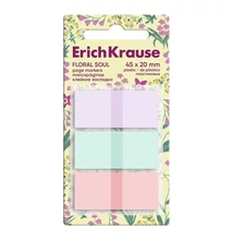 EK-63177 Oldaljelölő Floral Soul plasztik 60lap 45*20mm