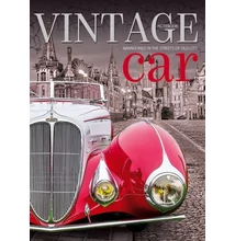 Notesz sima 145*197mm 80lap Vintage Car