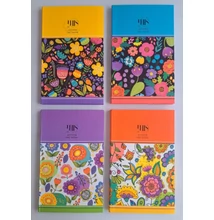 FC-17134-215v Notesz vonalas 125*200mm 80lap Floral