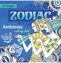 FC-1741 Antistress kifestőkönyv 20*20cm, Zodiac