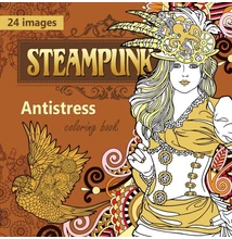 Antistress kifestőkönyv 20*20cm, Steampunk