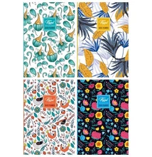 Notesz sima 125*200mm 80lap Floral collection