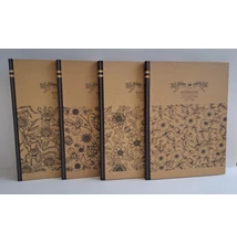 FC-18378-81k Notesz kockás 215*285mm 80lap Kraft virágos