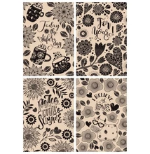 Notesz vegyes oldalak 113*165mm 96lap Jotter craft series