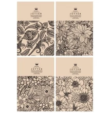 Notesz sima 113*165mm 80lap Jotter Beautiful garden series