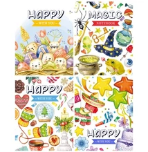 FC-19397-400 Notesz kockás 128*165mm 64lap Happy