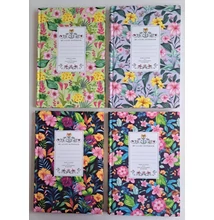 FC-19512-15k Notesz kockás 143*210mm 80lap Virágos