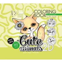 Kifestőkönyv 20*20cm Cute Animals #1