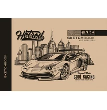 FC-2120 Vázlatfüzet 197*124mm 36lap Kraft borító Autós