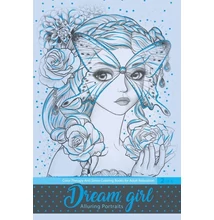Antistress kifestőkönyv felnőtteknek A/4 - Dream Girl #2