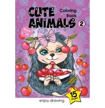 Kifestőkönyv A/4 Cute animals 2