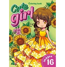 FC-22153 Kifestőkönyv A/4 Cute girl