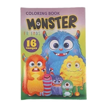 Kifestőkönyv A/5 Monster Friends