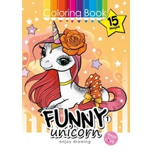 FC-22174 Kifestőkönyv A/4 Funny Unicorn 1
