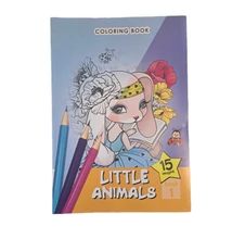 Kifestőkönyv A/5 Little Animals 1