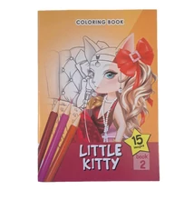 FC-22187 Kifestőkönyv A/5 Little Kitty 2