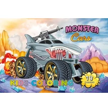 Kifestőkönyv A/4 Monster cars
