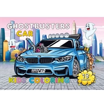 Kifestőkönyv A/4 Ghostbusters Car