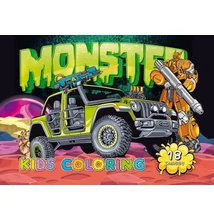Kifestőkönyv A/4 Monster