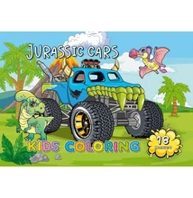 FC-22205 Kifestőkönyv A/4 Jurassic Cars