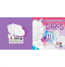 FC-22330 Kifestőkönyv 20*20cm Girls