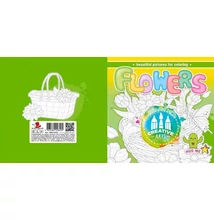 FC-22332 Kifestőkönyv 20*20cm Flowers