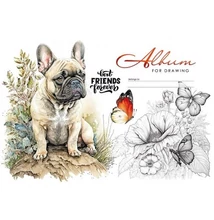 FC-23037 Vázlatfüzet 202*292mm 12lap Best friends forever